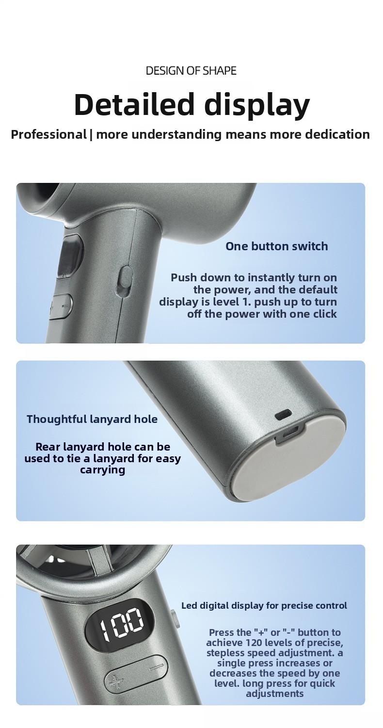 Portable Silent Chargeable Fan Small Handheld Fan Portable Compact Travel Fan Mini Fan USB Rechargeable Fan Handheldfan LED Digital Display Handheld Fan Portable Silent Chargeable Fan Small Handheld Fan Portable Compact Travel Fan Mini Fan USB Rechargeable Fan Handheldfan LED Digital Display Handheld Fan