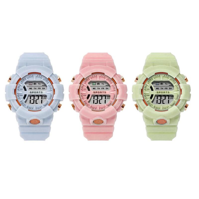 Product Introduction of Fashionable Multifunctional Sports Watches for Kids with Colorful Digital Display T6W4 24