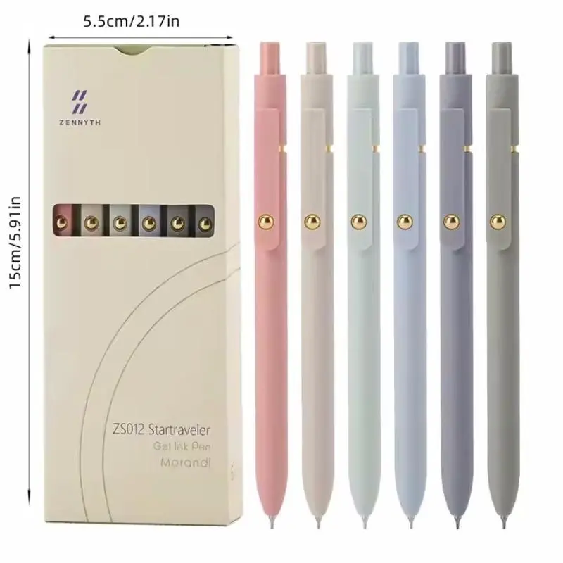 0.5mm Gel Pen (5 Counts/set), Smooth Writing Gel Pen, Cute Stationery Pen for Office School Student, Gift for Girls 1