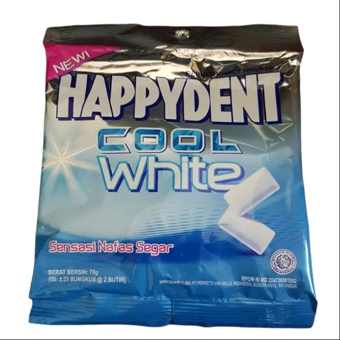 Happydent Cool White Permen Karet isi 25 Pcs / Permen Karet Happydent