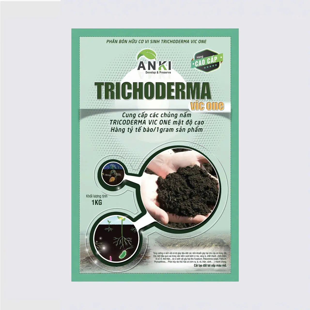 Trichoderma đậm đặc - Phân bón Bổ sung tập đoàn vi sinh vật có lợi cho đất
