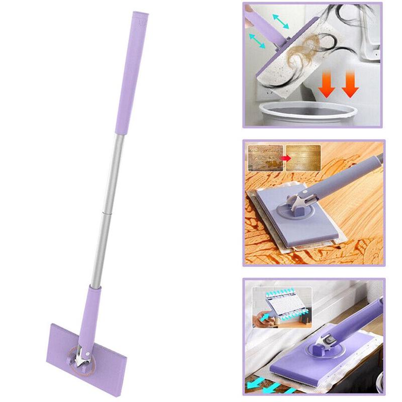 Product Introduction of Automatic Cloth Changing Mini Mop, Hands-Free Mini Mop Compatible With Face Towels, Compatible B2P2 21