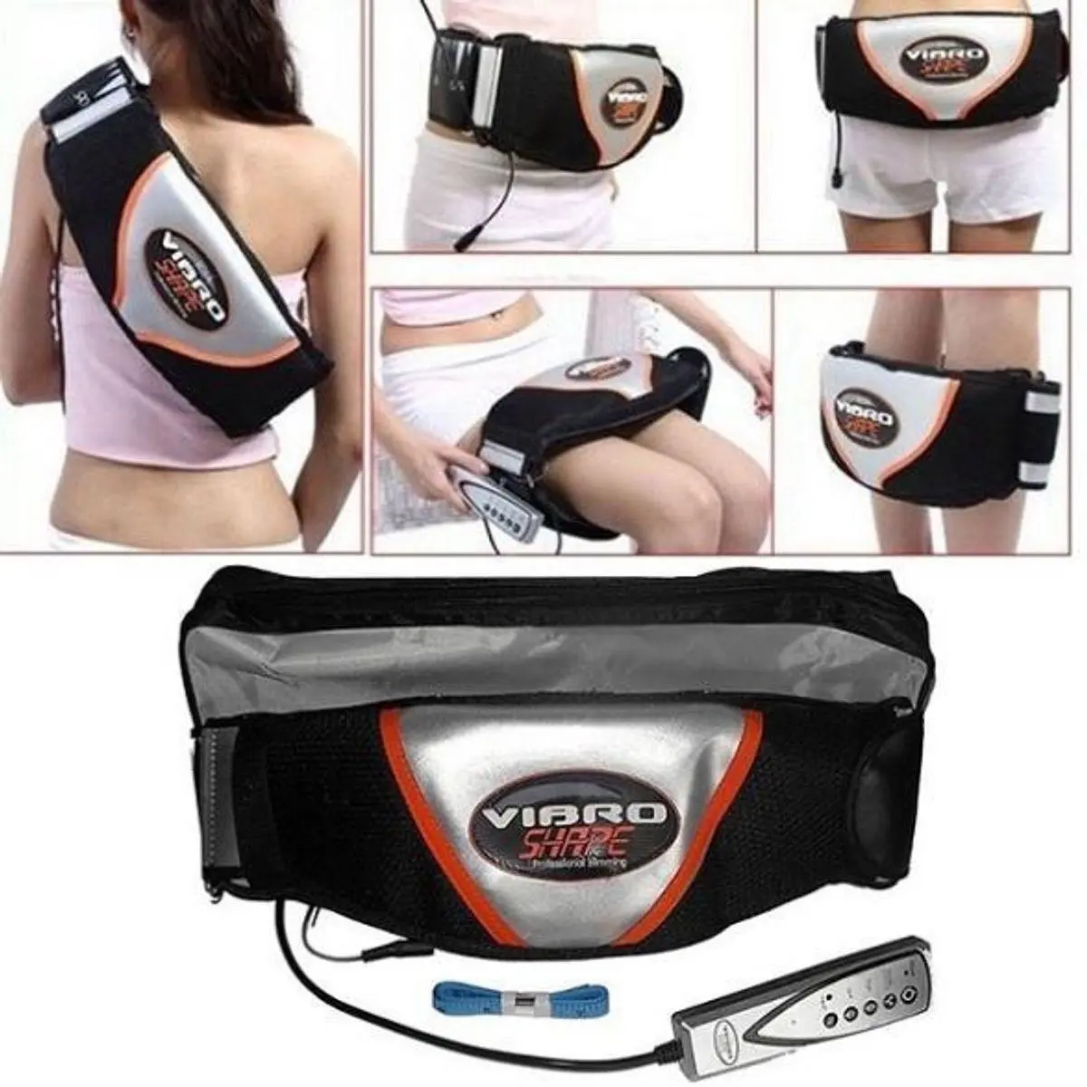 Máy Massage Bụng Chế Độ Rung & Nóng. Đai  Massage bụng cắm điện trực tiếp quấn nóng  Mát xa phù hợp cho Bụng cổ vai gáy lưng đùi bắp tay bắp chân