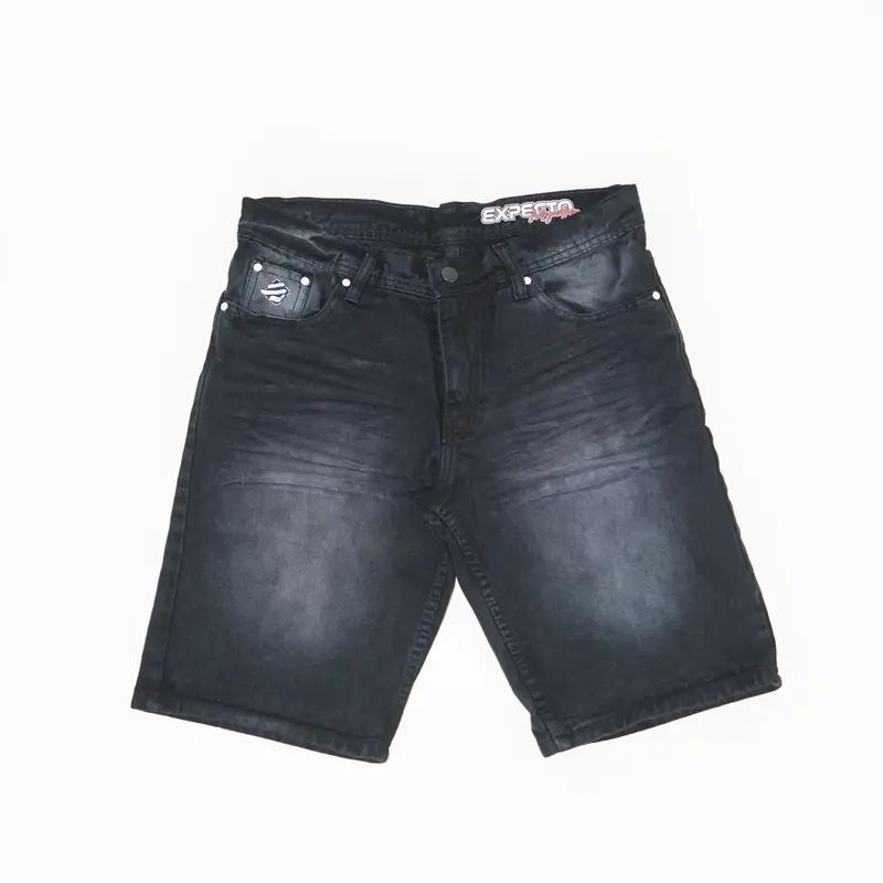 Expecto by VELOCUST - Celana Pendek Jeans Wringkle Snow Spray 4