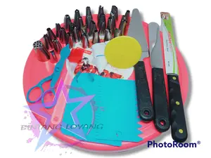 alat dekorasi kue ulang tahun / paket dekorasi ue pernikahan ( set 44 )