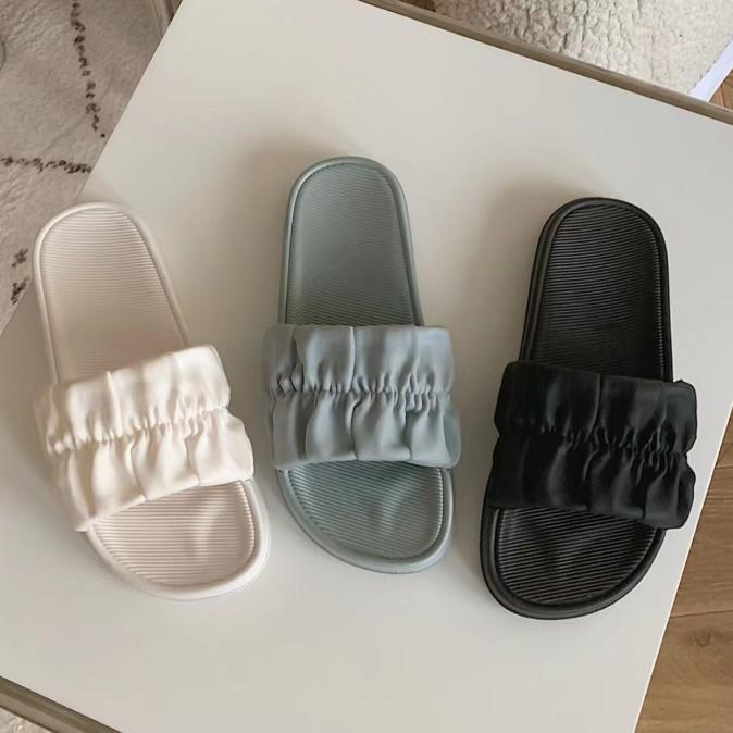 [COD] Sandal Ruffle/ Sandal Musim Panas/ Sandal PVC/ Sandal Anti Slip 0