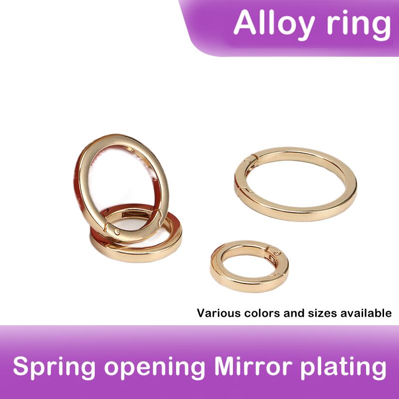 Spring Gate O Ring Openable Keyring Key Leather Bag Handbag Belt ...