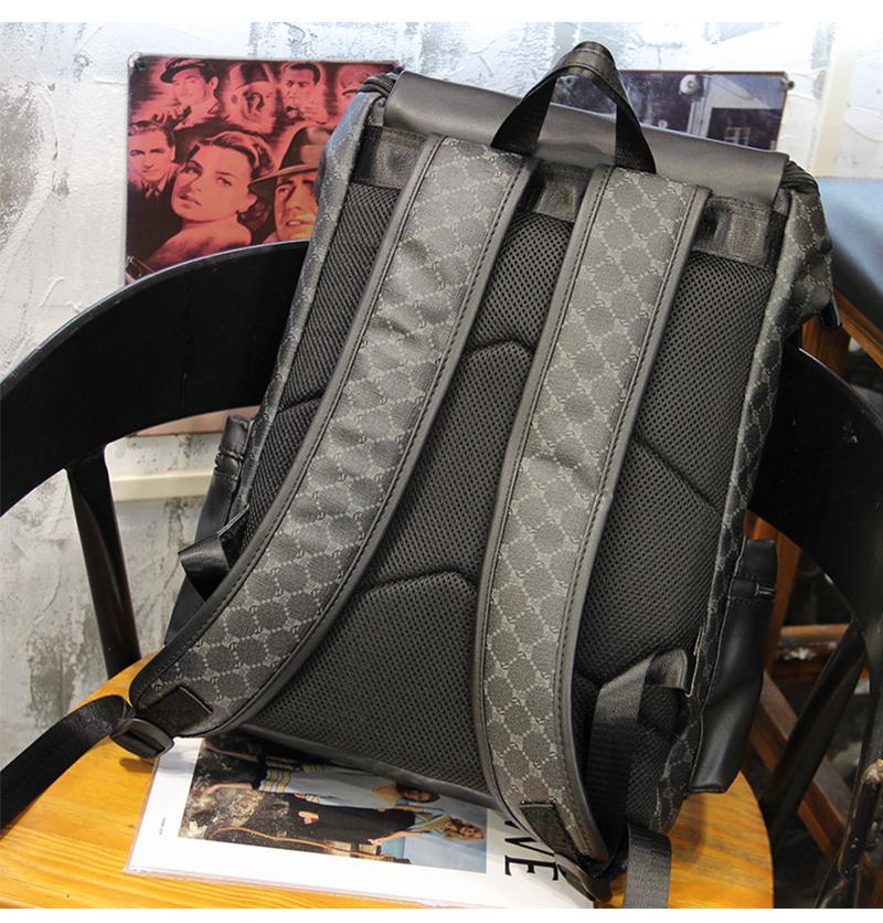 Product Introduction of Beg Kembara Lelaki, Gaya Korea, Kapasiti Besar, Jenama Trendi, Rekaan Tengkorak, Sesuai untuk Sekolah dan Komputer, Beg Komuter, untuk Lelaki Bags Backpack 6