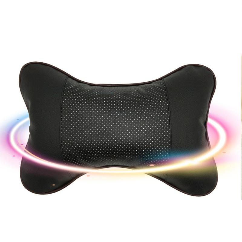 Sarung Bantal Leher Universal, Weautikgul, Sandaran Kepala, Kusyen Tempat Duduk, Warna Pepejal, Aksesori Kereta Tulang 4