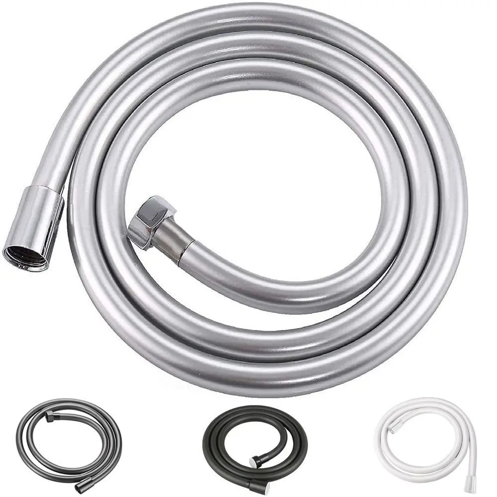 optheop Professional Replacement Handheld Shower Head Hose Explosion-proof Anti Winding Shower Extension Tube PVC Universal Spray Water Pipe Toilet