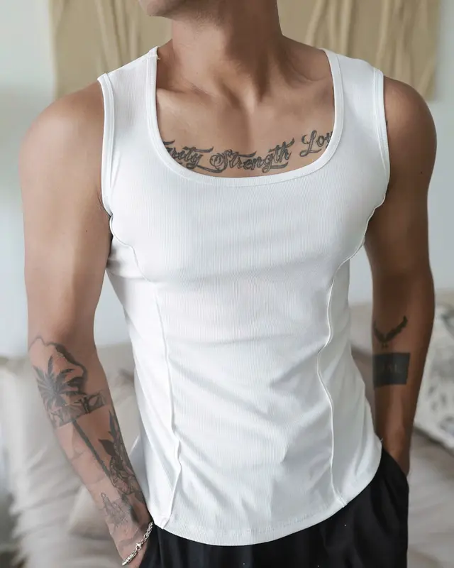 Áo Ba Lỗ V2 Stripe Tanktop - Form Slim Fit - VIRAL CLOTHING 1