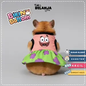 Baju Sugar Glider / Hamster Dress Sponbob Bikini Bottom Untuk Hewan Kecil | Y Belanja Gaes!