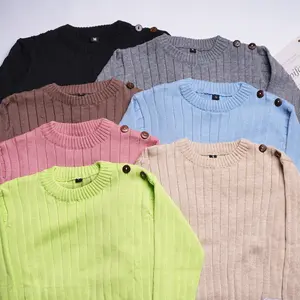 Fairy Baby Classic Button Baby Sweater | Sweater Rajut Bayi 0 - 18 bulan