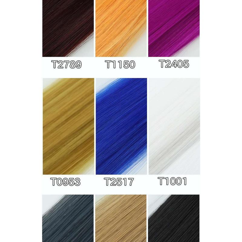 Product Introduction of Sợi Tóc Tổng Hợp, Nhiều Màu, Dài 120cm, Sợi Tóc Nhiều Màu, Tóc Nối, Sợi Tóc Sợi Chịu Nhiệt Độ Cao, Thích Hợp Cho Cosplay Và Tóc Giả Cho Bé Gái, Tóc Đầy Màu Sắc, Bán Lẻ 8