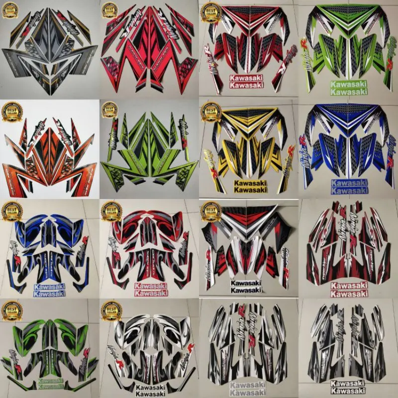 striping kawasaki ninja r 2011 2012 2013 2014 list body standart