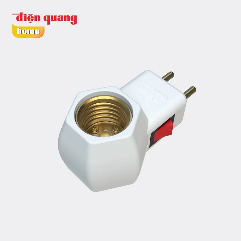 Chuôi đèn Điện Quang E27 đa dạng mẫu mã phù hợp bóng đèn chuôi xoắn 5