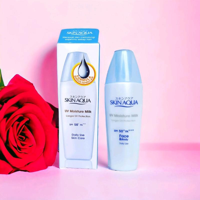 Skin Aqua UV Moisture Milk SPF 50+ PA+++ 40gr Semua Jenis Kulit Wajah Mencerahkan 1