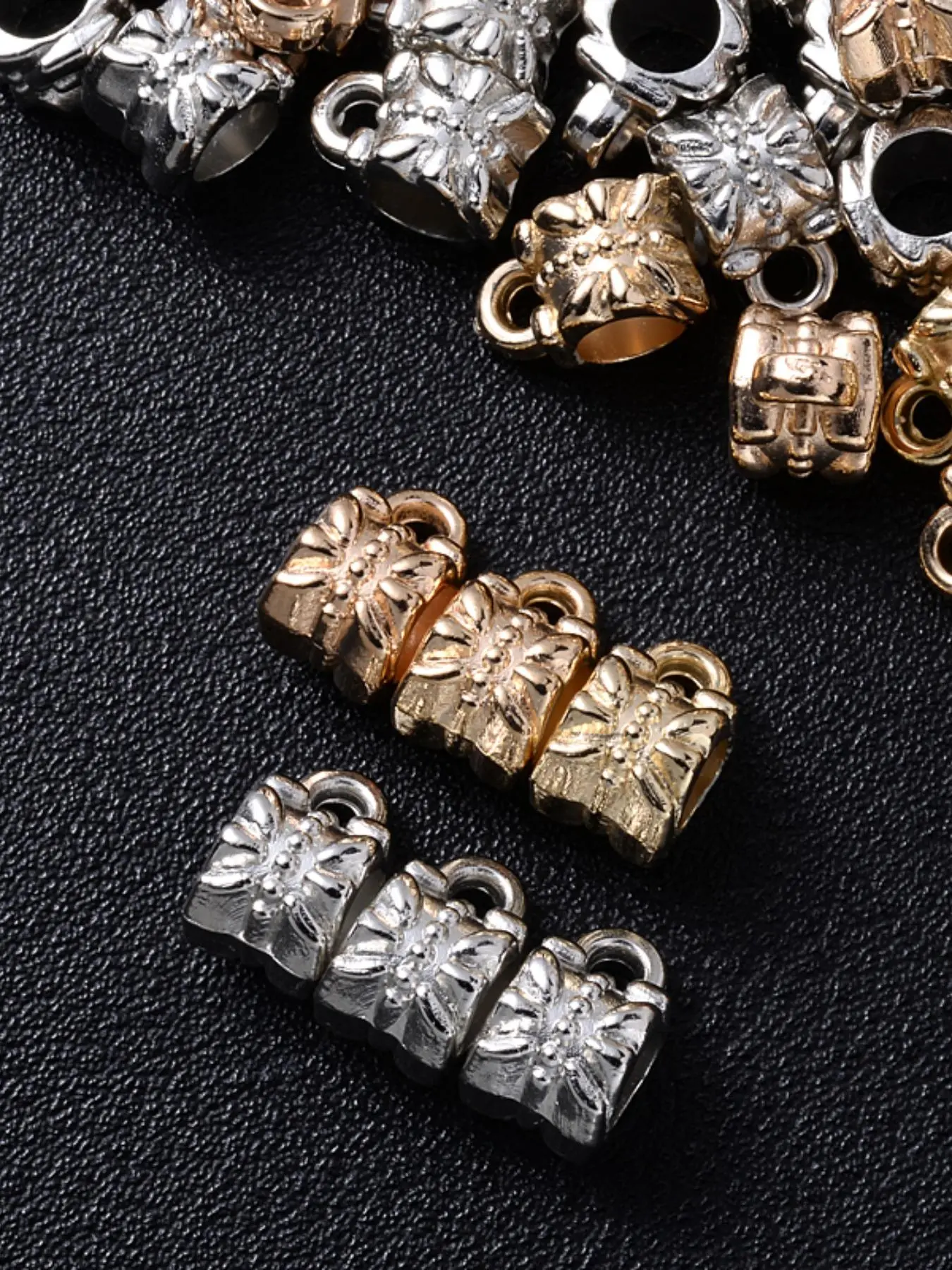Beaded Charms, Fashionable DIY Jewelry Accessories for Bracelet & Necklace & Keychain, Trendy All-match & Exquisite DIY Jewelry for Birthday Gift