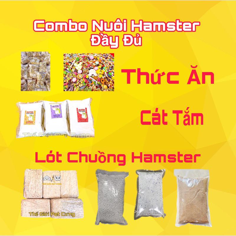 Combo 3 món nuôi chuột hamster