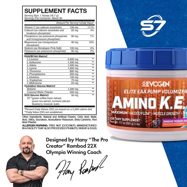 [TẶNG BÌNH EVOGEN] AMINO KEM EAA Năng lượng tập luyện Cao cấp EVOGEN Thực phẩm bổ sung thể hình 2