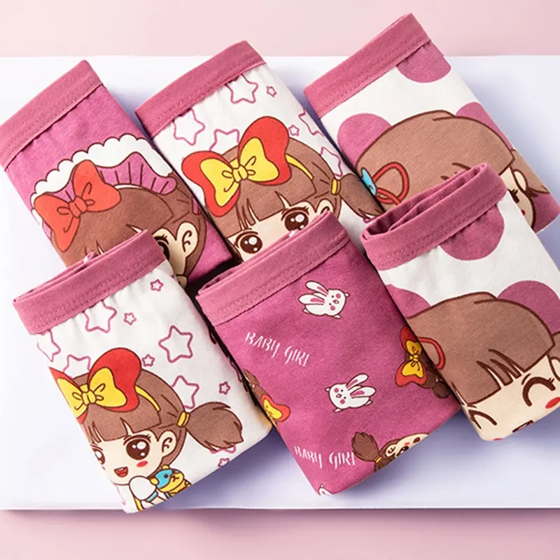 3PCS Celana Dalam Anak Gadis Lucu Katun Lembut CD Fashion 1