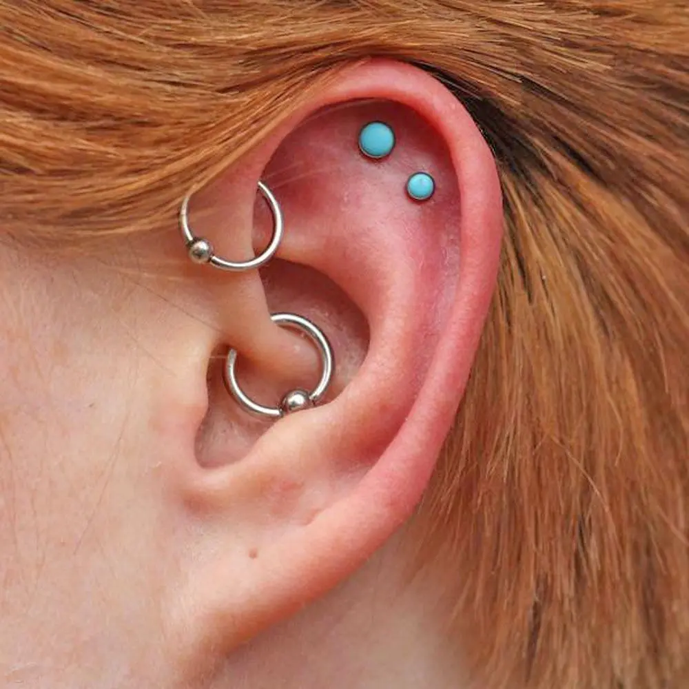 Unisex Minimalist Tragus Helix Huggie Cartilage Ear Piercing Hoop Earrings Drop Earrings Fashion  Accessories Jewelry