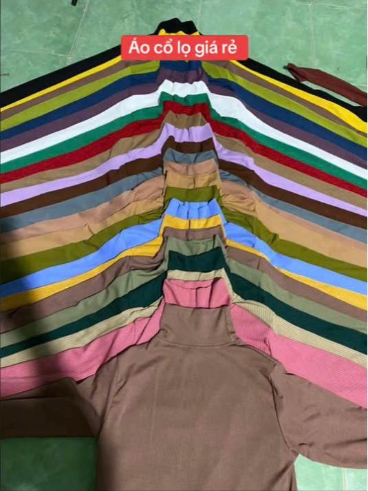 A-12 ÁO Ủ KEM CỔ LỌ CHẤT THUN TĂM LẠNH NỮ WOMEN