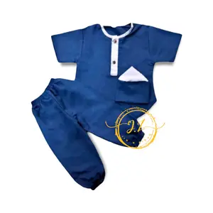 1 Set Stelan Baju Koko Joger Bayi Laki-Laki Flus Peci Umur 0-4 Tahun / Fhasion Muslim Anak Cowok