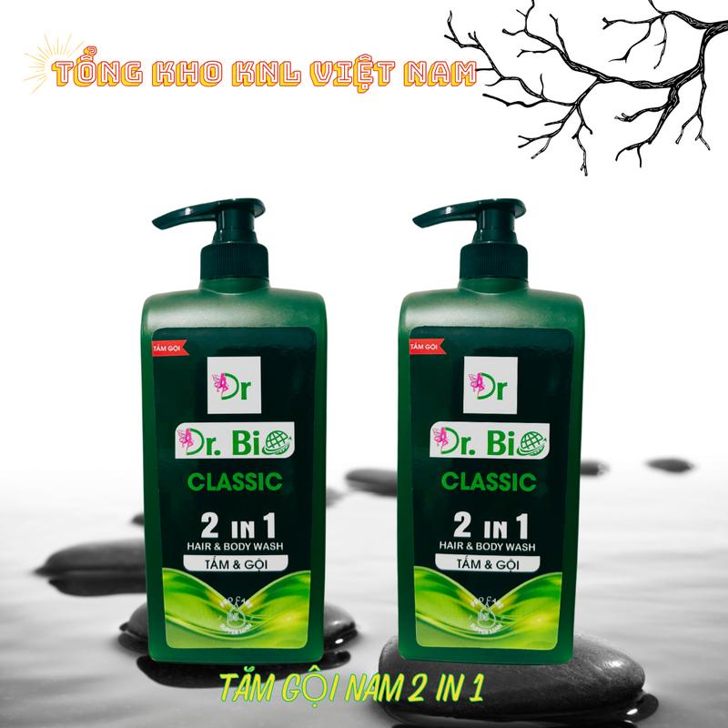 Product Introduction of (COMBO 2)Tắm gội nam Dr.Bi 700ml hương nam tính 2 IN 1 cổ điển lịch lãm Dưỡng Thể 1