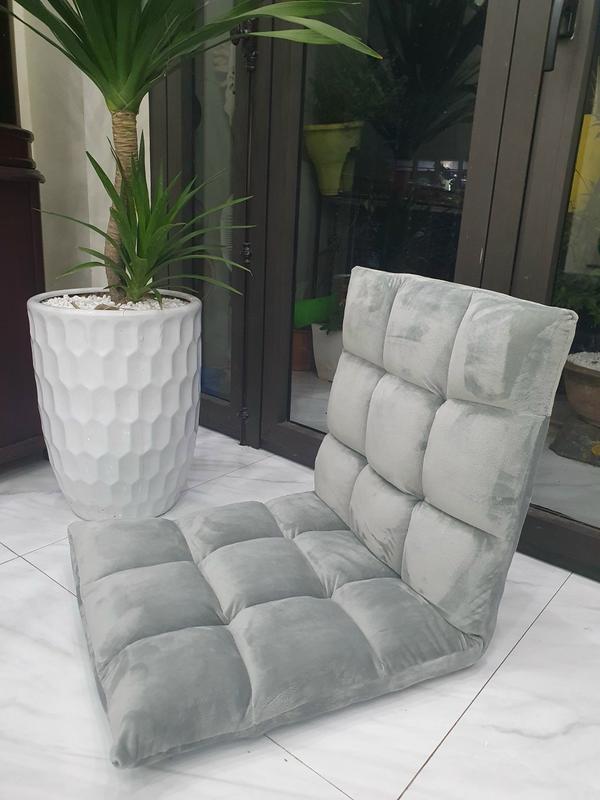 Ghế Tatami Bệt Tựa Lưng Gấp 5 Cấp Độ Size 50x1m, Chất Lượng Nhung Cao Cấp Dày êm-Ghế dày 7cm