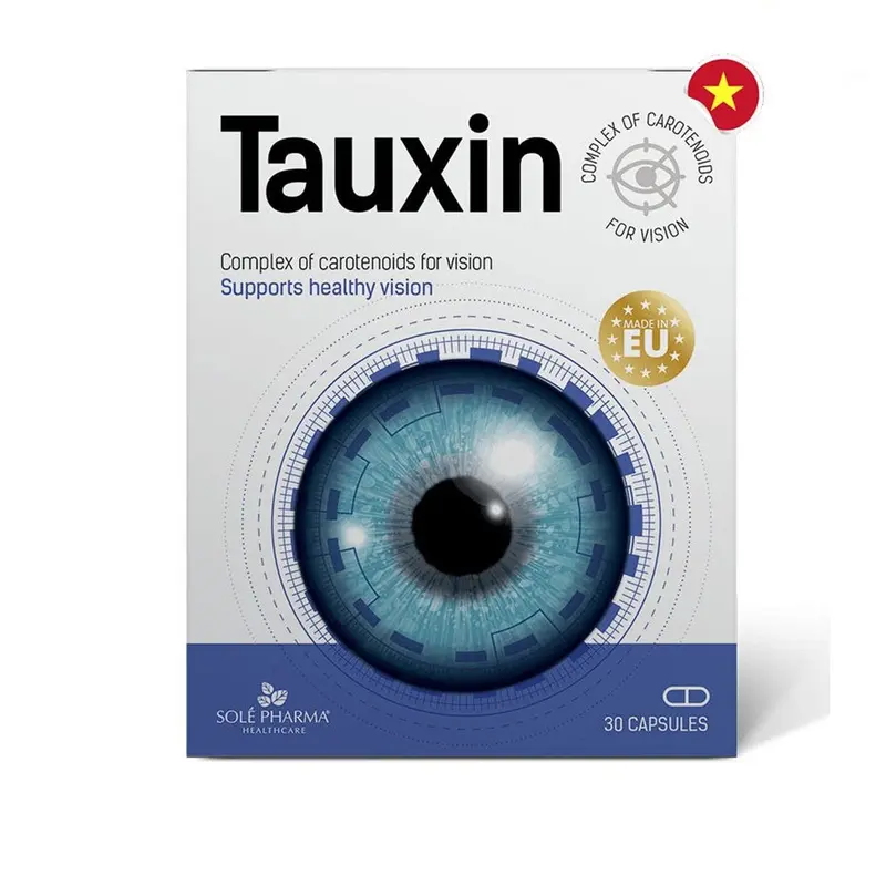 TAUXIN  Latvia  – Viên uống tăng cường thị lực và làm chậm quá trình lão hóa mắt – Hộp 30 viên 1
