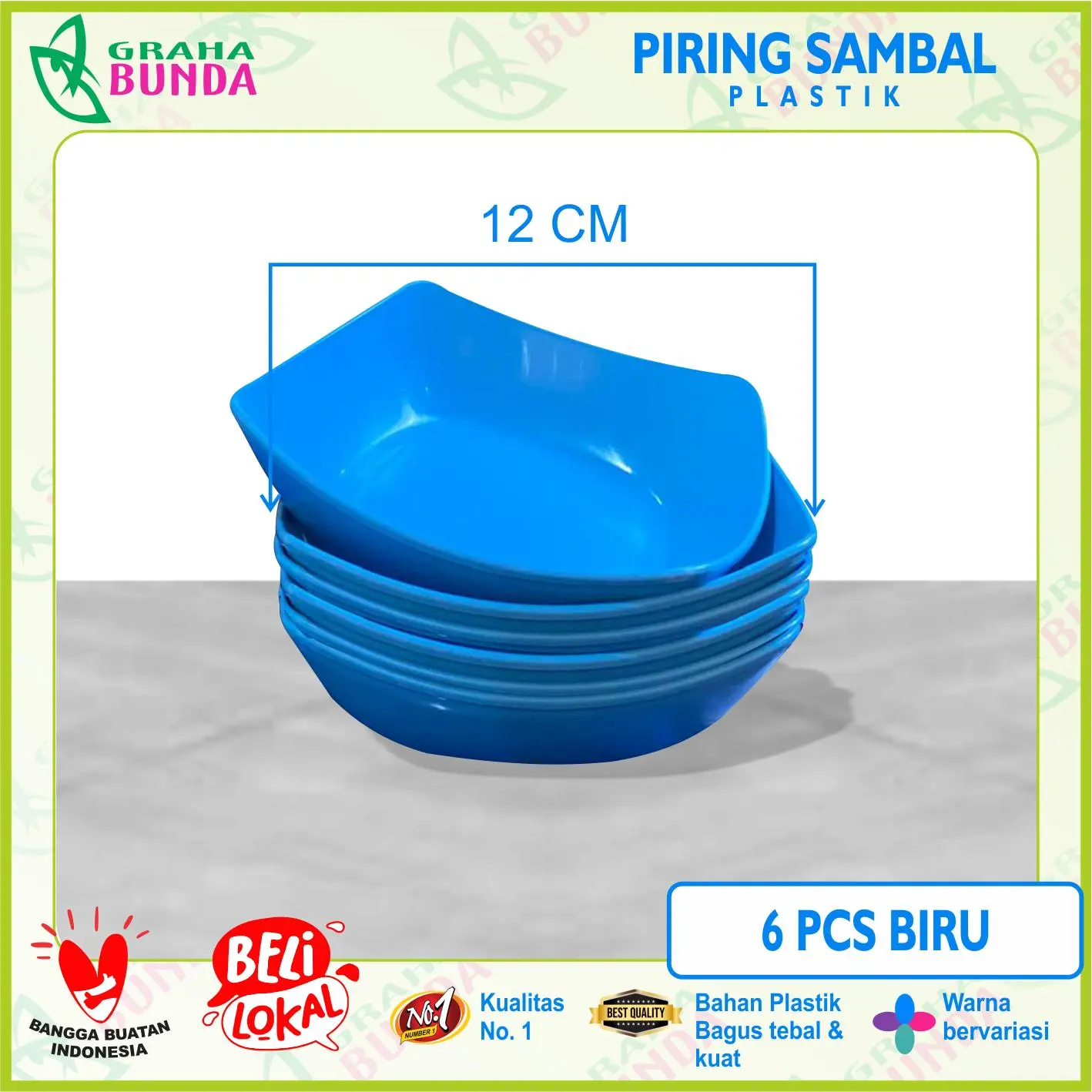 ( PROMO MURAH ) Graha Bunda PAKET 3 PCS / 6 PCS / 12 PCS Piring Sambal / Piring Sambal Plastik / Piring Plastik Sambal 4 Warna ( PROMO MURAH ) Graha Bunda PAKET 3 PCS / 6 PCS / 12 PCS Piring Sambal / Piring Sambal Plastik / Piring Plastik Sambal 4 Warna