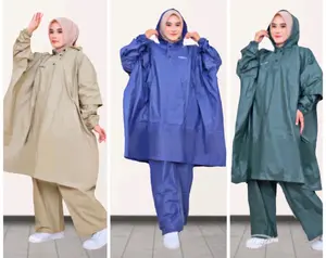 jas hujan setelan ponco celana super jumbo merek elmundo 716