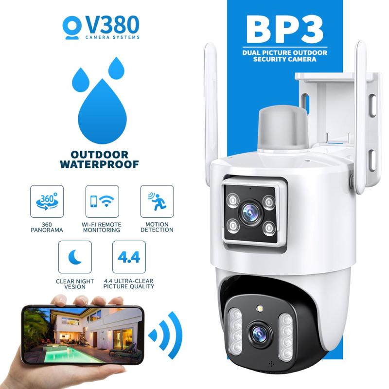 V380 BP3 CCTV Camera Wireless Outdoor 1080P Dual Lens Security - TikTok ...