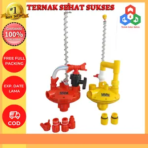 Regulator Nipel, Regulator Nipple, Regulator Air Penurun Tekanan Air Nipple Peralatan Peternakan Ayam Unggas Kuning TSS