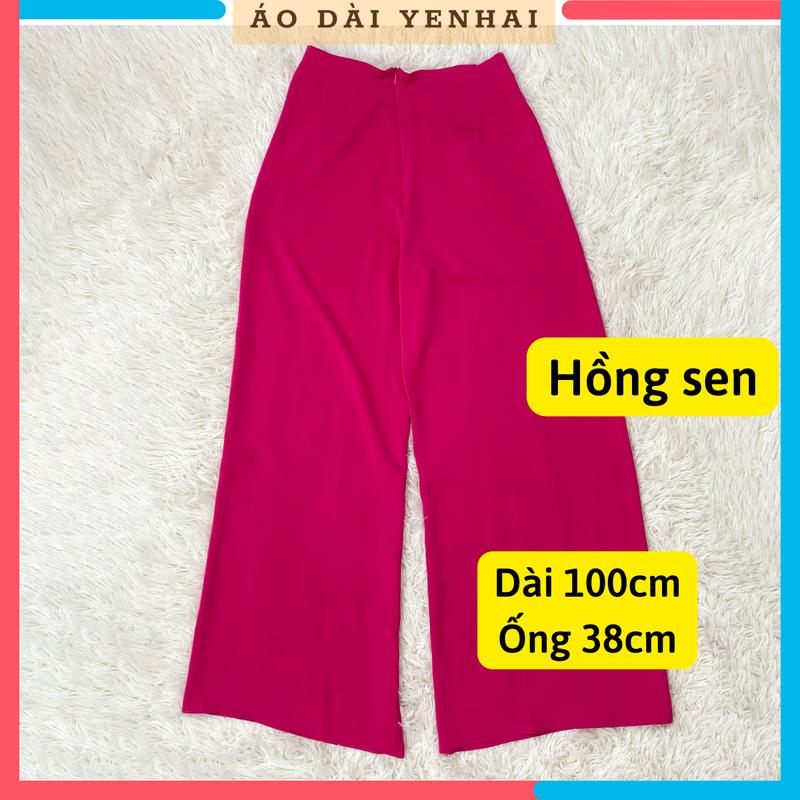 Quần lụa mặc kèm với áo dài truyền thống chất lụa thái tuấn dày mềm mịn co giãn Nữ 4