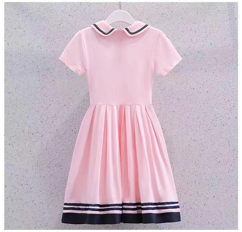 Product Introduction of Trang Phục Mùa Hè Cho Bé Gái, Phong Cách Hàn Quốc, Váy Dài Trung Bình Cổ Navy, Phong Cách Đại Dương Người Nổi Tiếng Trên Internet, Váy Công Chúa, Thích Hợp Cho Bé Gái Và Trẻ Em, Phong Cách Preppy, Năm 2025 8