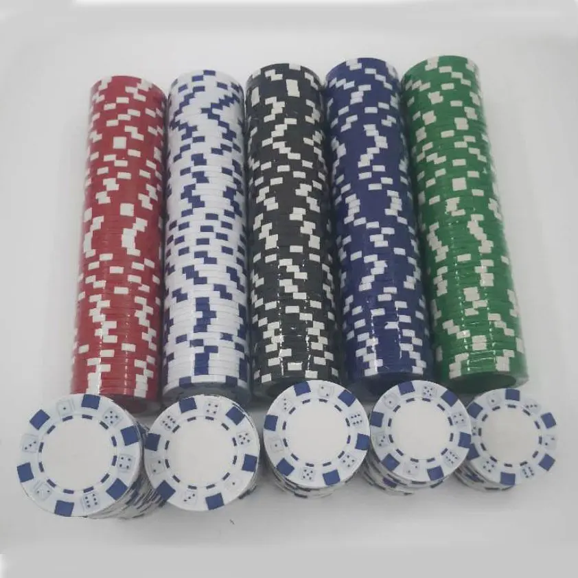 Phỉnh chip Po-ker không số bằng nhựa lõi thép mới nhất 2023