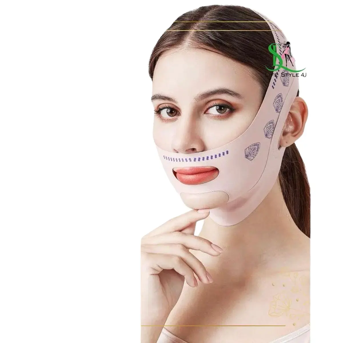 Mặt nạ nâng cơ mặt Vline, mặt nạ Vline thon gọn mặt, đai đeo mặt đàn hồi săn chắc giảm béo nọng cằm - Life Style 4U Skincare Mask Làm Đẹp Da Dưỡng Ẩm Da Dưỡng Da Mặt