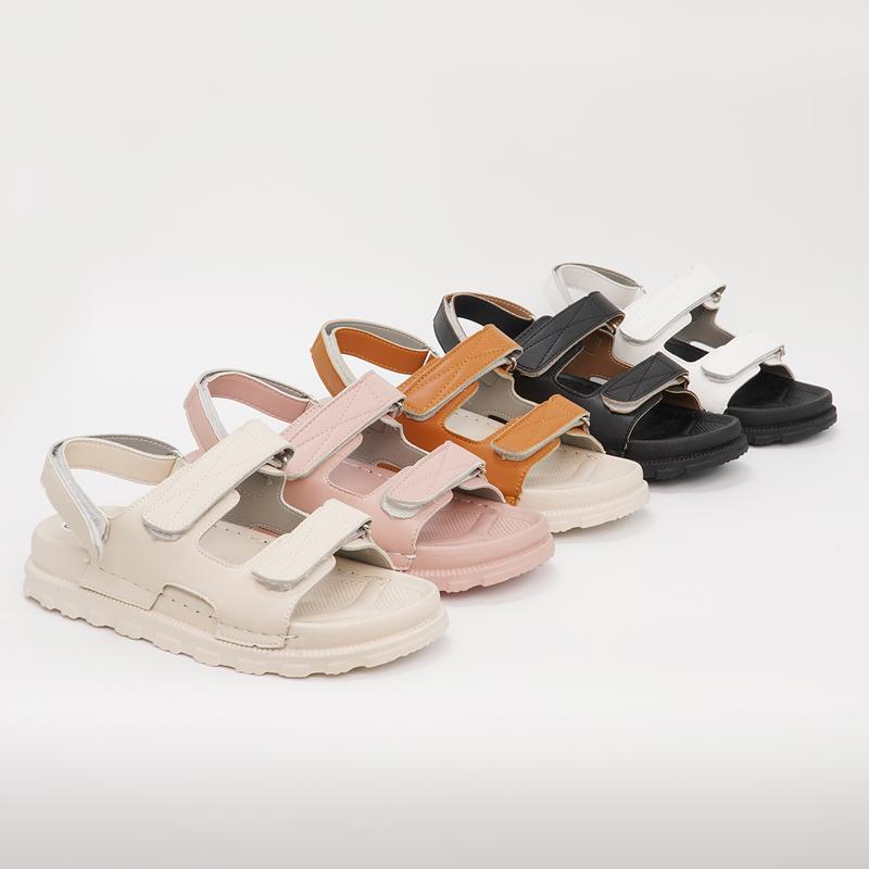 Product Introduction of Giày Sandal Nữ 2 Lớp 2 Quai Xé May Liền Đế Cao 3cm Mã HNSD3F865 11
