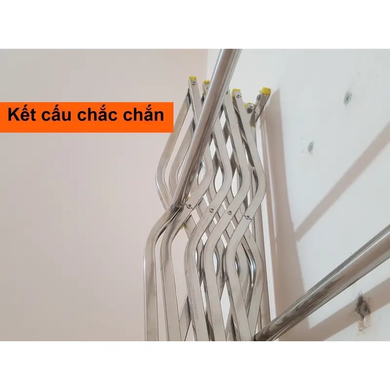 [BẢO HÀNH 1 ĐỔI 1] Khung Màn Xếp Gọn Inox Thông Minh Cho Bé Và Người Lớn Kích Thước 1,6- 2,2m Chỉ Nguyên Khung - Mai Trang Voi Kem 4