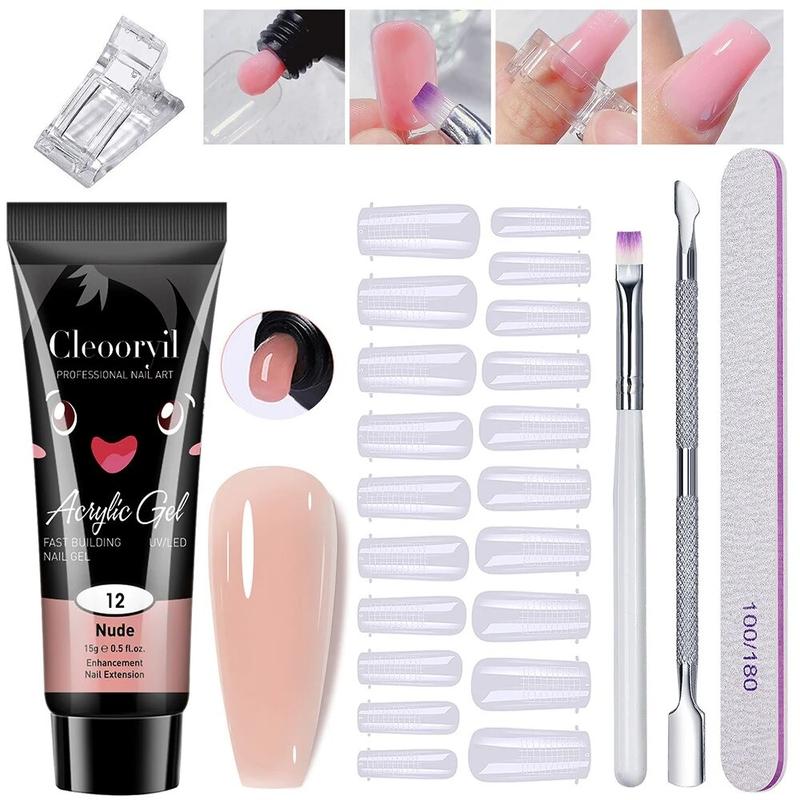 Product Introduction of Bộ Gel Làm Móng Poly, Tự Làm Chuyên Nghiệp, Máy Đào Lớp Biểu Bì, Màu Sáng Bóng / Khỏa Thân, Nối Móng, Gel UV, Xây Dựng Móng, Bộ Dụng Cụ Làm Móng, Gel Mô Hình, Dành Cho Phụ Nữ, Thời Trang 23