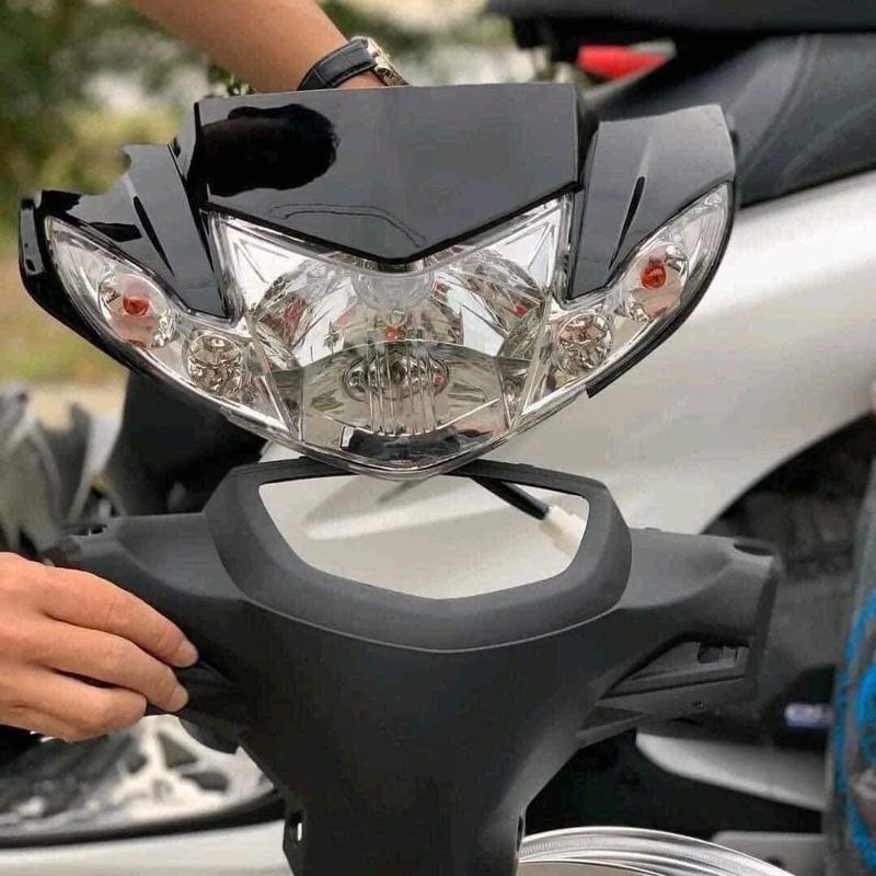 Bộ đầu đèn NHỎ sihelo xe Sirius hàng 1:1 ốp đĩa