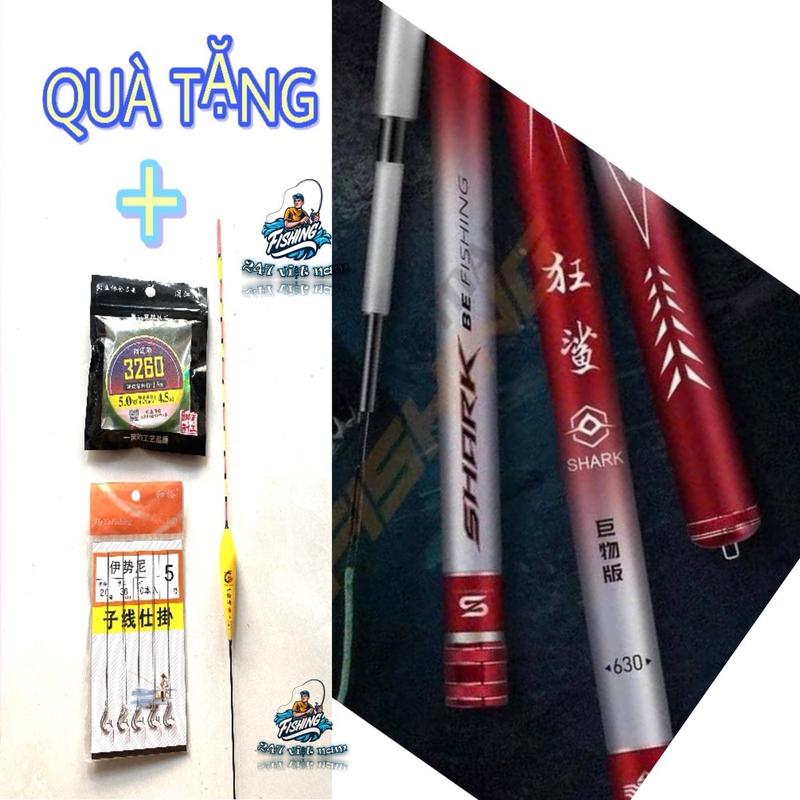 Cần Câu Tay Handing Shark 5H Chất Lượng + Quà Tặng Ngọn Trục Thẻo Phao Bắt Cá Fishing Đi Câu Câu Cá Carbon Fish Đồ Câu Fishing 247 Việt Nam