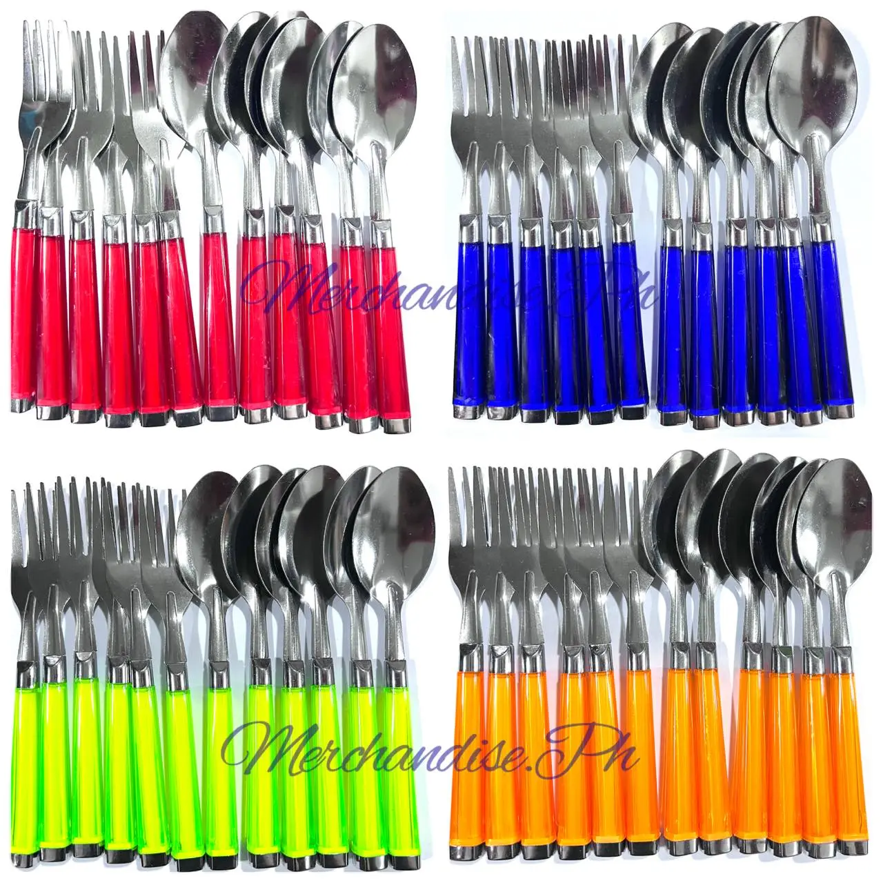 Spoon and for set Flatware Cutlery in Dinner 7inch
