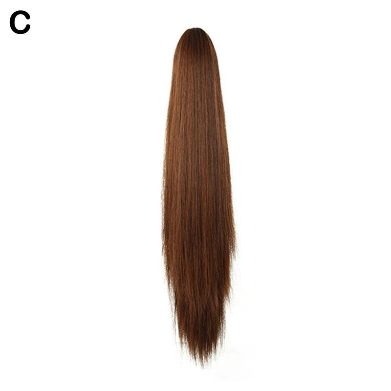 Product Introduction of Long Claw Ponytail Hair Fashion Women Long Claw Ponytail Synthetic Hair Extensions Straight Hair Pony Tail Hairpiece Wigs 34