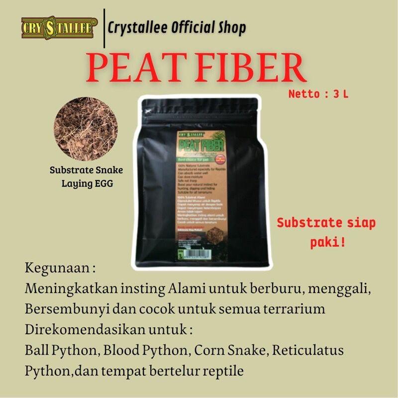 Crystallee Peat Fiber || Substrate alas kandang 0
