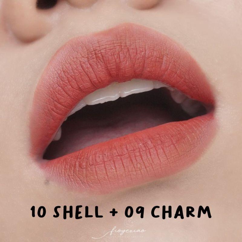 ( 2 PCS PAKET ) Ombre Lipstik OMG OH MY GLAM | Lipcream OMG Ombre Coffee Edition | Ombre Lips OMG Tahan Lama Bibir Lipstick Creamy Gloss 3