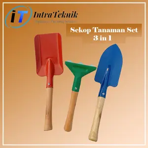 3 in 1 Sekop Tanaman Taman Mini Alat Berkebun Mini Kebun Perlengkapan Peralatan Berkebun Set