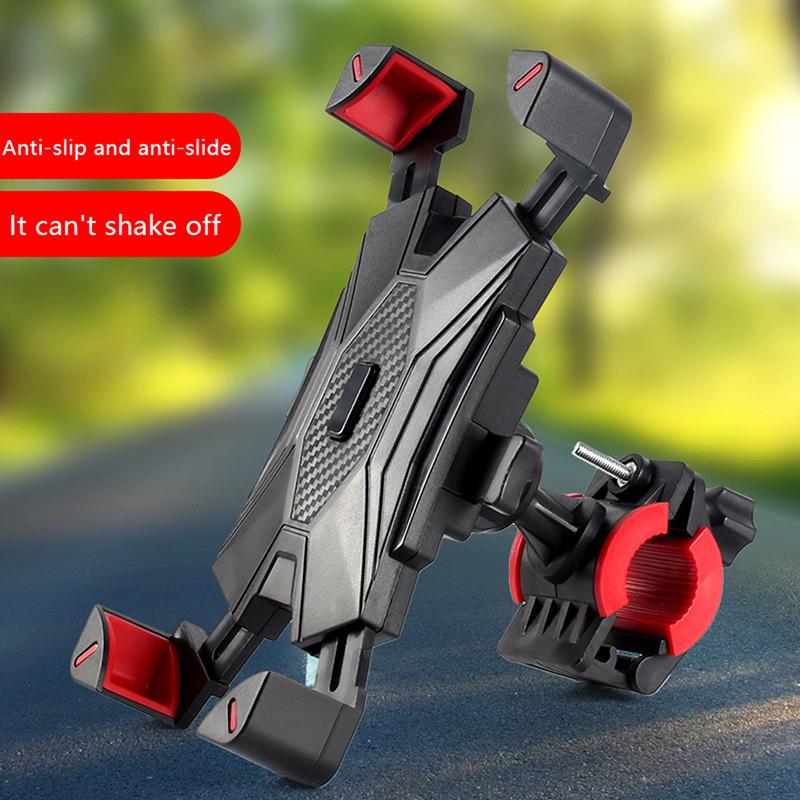 Product Introduction of Motorcycle Bike Phone Holder Shockproof Elastic Phone Mount Stand 360° View Bicycle Phone Holder for 4.8-6.8 Inch Cellphone 21
